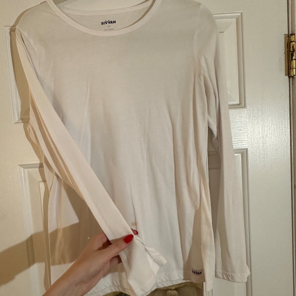 Sivvan White Longsleeve Shirt